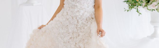 Soft glam bridal makeup with glowing skin and half up curls created by stylist Hannah Bailey during a Glasgow photoshoot for the Scottish Wedding Hair and Makeup Directory.