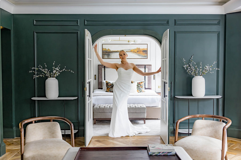 Modern wedding hair and makeup dunkeld house hotel scotland